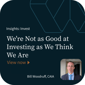 We're Not as Good at Investing as We Think We Are